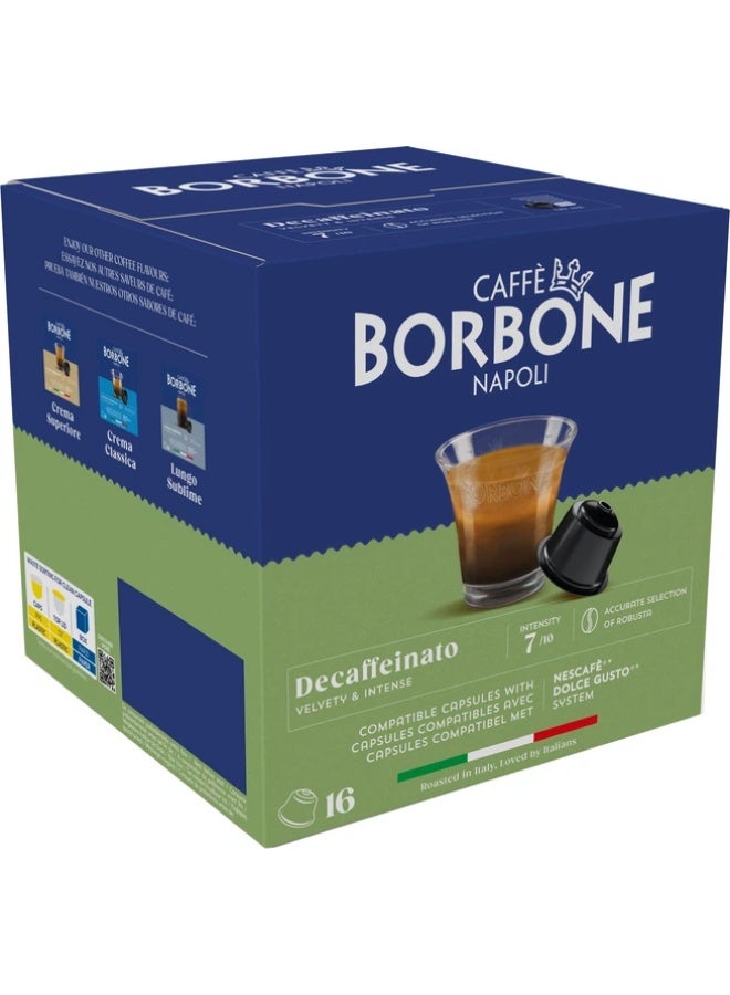 CAFFE BORBONE Decaf decaffeinated capsules napoli 16 pcs - Image 1